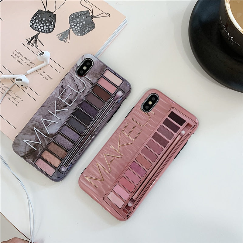 Eye Shadow Makeup Phone Case For iPhones