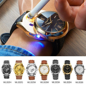 USB Charging Lighter Watch