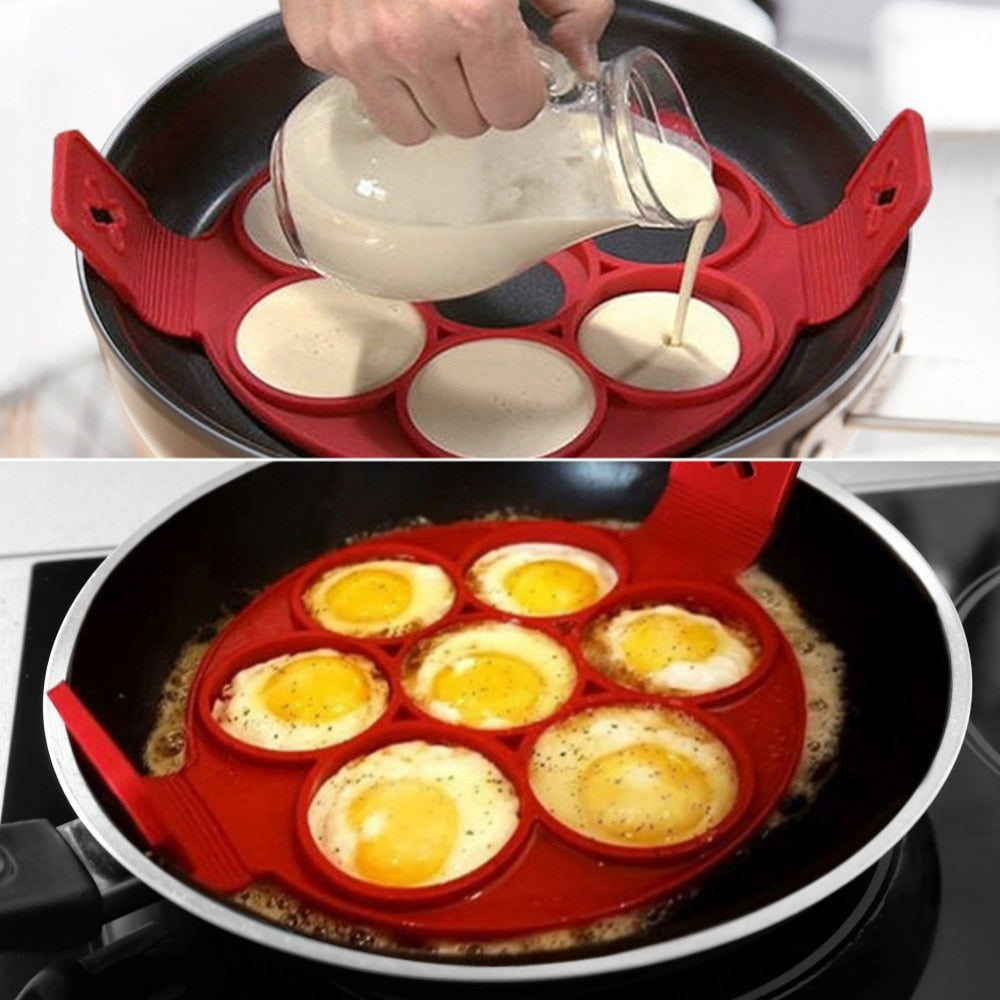 Nonstick  Round Heart Pancake/Egg Maker