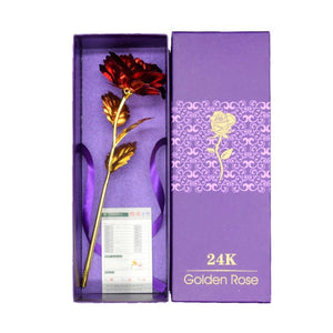 24k Gold Plated Rose With  Box