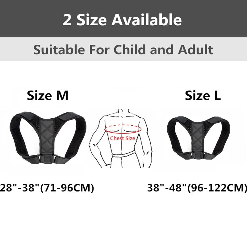 Adjustable Clavicle Posture Corrector Men /Women