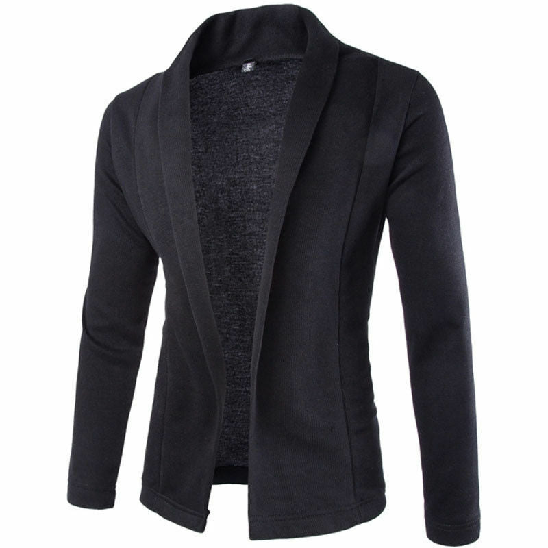 Mens slim fit fashion cotton blazer