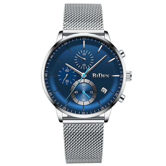 2019 Blue Luxury  Mens Watch