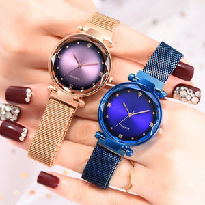 Luxury Rose Gold  Waterproof Women Watch